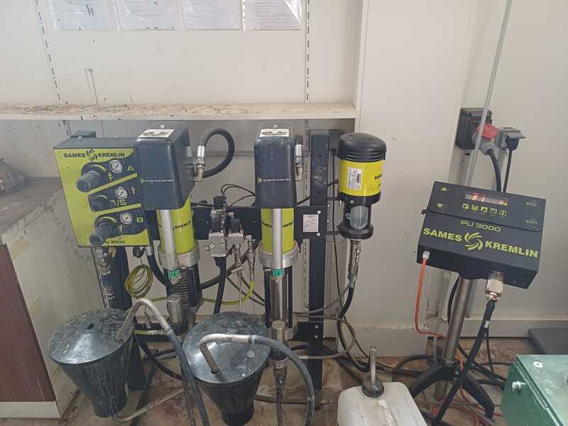 Rubio / Cosma Kombinierte Schleif-, Beschichtungs- und Vertreibermaschine - gebraucht MonoCoater RMC 420 Spray (8)