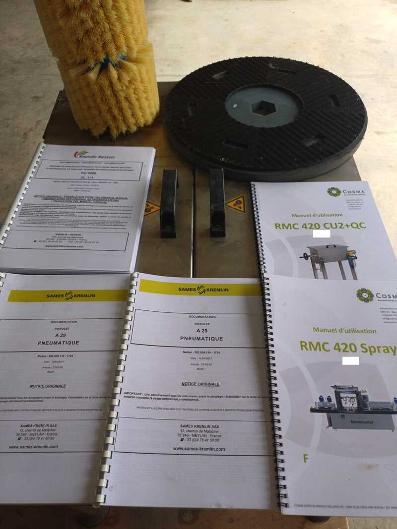 Rubio / Cosma Kombinierte Schleif-, Beschichtungs- und Vertreibermaschine - gebraucht MonoCoater RMC 420 Spray (11)