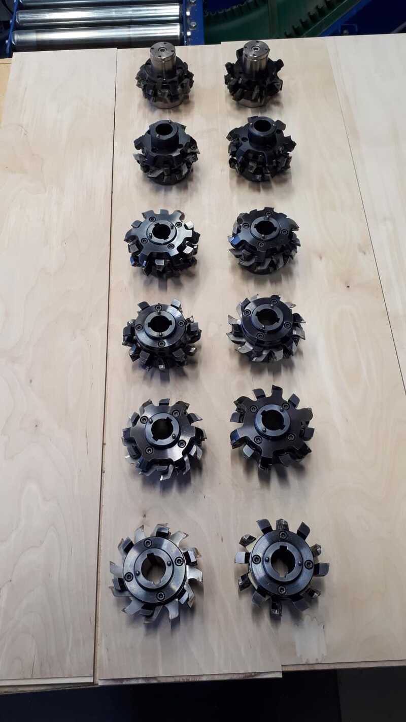 Marinus Querprofiliermaschine / Endprofilierung - gebraucht Powermax Endmatcher 300 (10)
