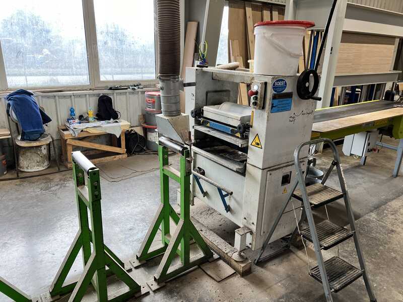 Soest Verleimanlage für Mehrschichtparkett - gebraucht DRM 2 1 400 + T 80 (1)