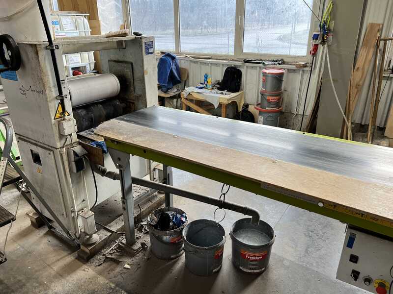 Soest Verleimanlage für Mehrschichtparkett - gebraucht DRM 2 1 400 + T 80 (4)