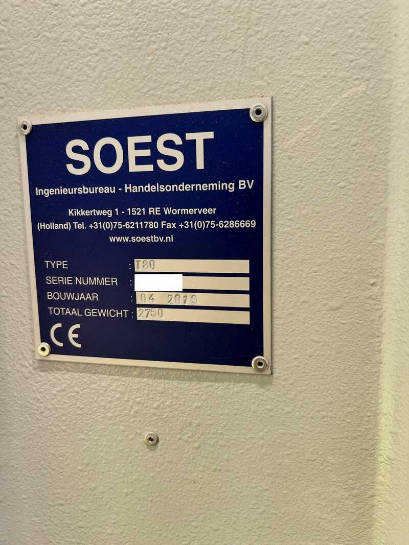 Soest Verleimanlage für Mehrschichtparkett - gebraucht DRM 2 1 400 + T 80 (7)