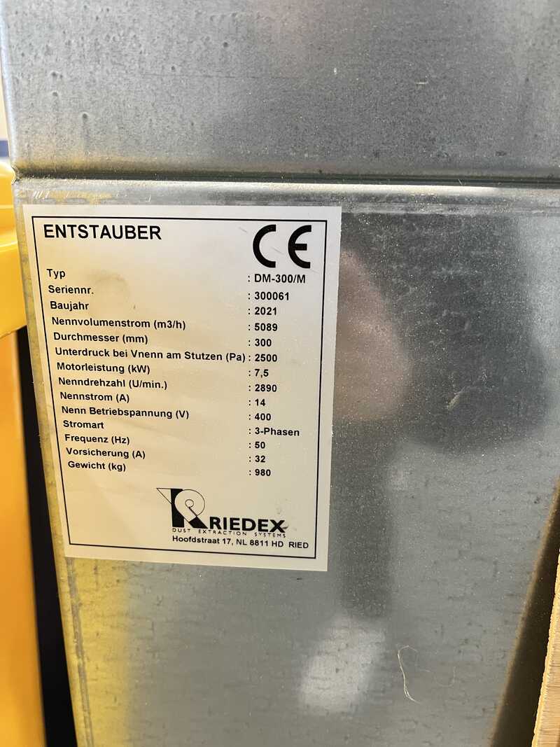 Riedex Absaugung / Entstauber - gebraucht DM-300 M-B (1)
